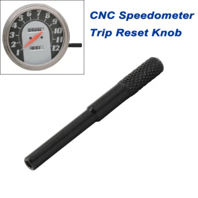  Aluminum Single Speedometer Trip Reset Knob For Harley Touring Sotfail FL 41-04 - Image 1 of 4