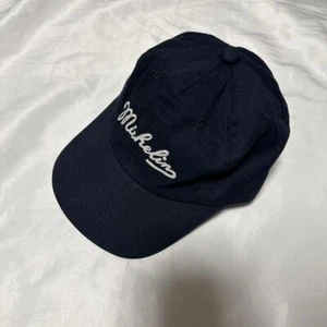 New Michelin Man Bibendum Baseball Cap Navy Adjustable Unisex Michelin Tire - Picture 1 of 3