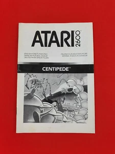 Notice - Manuel Centipede Atari 2600 en bon état - Imagen 1 de 4