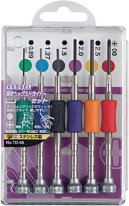 Vessel (VESSEL) Precision Hex driver set 6 pieces TD-58 - Picture 1 of 5