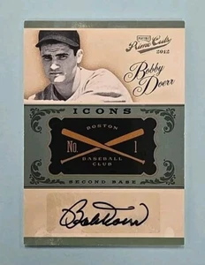 2012 Panini Prime Cuts Bobby Doerr Auto Icons #4 Card /25 - Picture 1 of 2