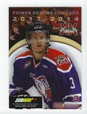 2013-14 Prince George Cougars (WHL) Marc McNulty