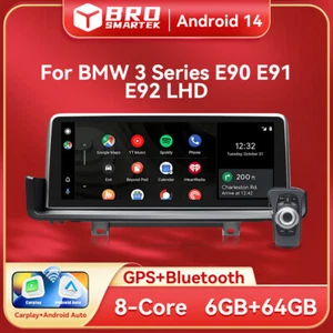 Pantalla 10.25" Android 14 para BMW Serie 3 E90/E91/E92/E93 LHD con CarPlay 6+64GB GPS - Imagen 1 de 13