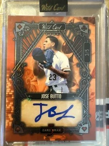 Jose Butto 3/5 Wild Card 5 Card Auto - Picture 1 of 3