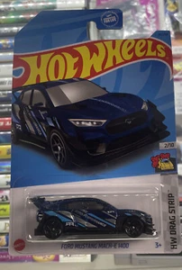 Hot Wheels Ford Mustang Mach-E 1400 Dark Blue #81 - 2023 HW Drag Strip 81/250 - Picture 1 of 4