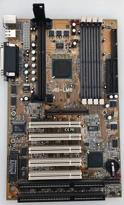 ABIT AB-LM6 - Intel 440LX Slot1 ISA/PCI/AGP with SBLINK header - Image 1 of 2
