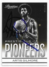 ARTIS GILMORE Autographed Signed 2013-14 Panini Prestige card #7 Chicago Bulls