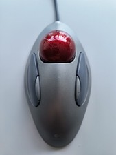 Logitech Trackman Marble Trackball T-BC21 Wired USB Mouse Used TESTED Works