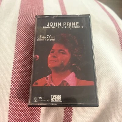 Vintage JOHN PRINE Diamonds In The Rough CASSETTE TAPE RARE OOP Nostalgia Foto 1 de 2