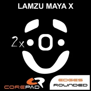 Corepad Skatez Lamzu Maya X 8K Wireless Souris Pieds Patins PTFE Téflon - Picture 1 of 1