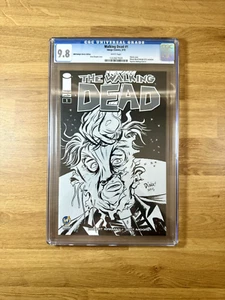 Walking Dead #1 Wizard World Raleigh Dean Haspiel Sketch CGC 9.8 - Imagen 1 de 3