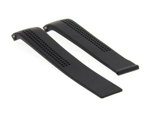 20MM RUBBER WATCH BAND STRAP FOR TAG HEUER 2000 WK1110-1 WATCH MODEL BLACK