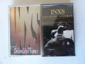 INXS Cassette Lot: Listen Like Thieves & Shabooh Shoobah Michael Hutchence - Picture 1 of 7