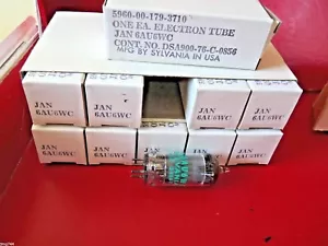 JAN 6AU6WC Sylvania 6AU6 New Old Stock Valve Tube 1pc S15 - Foto 1 di 2
