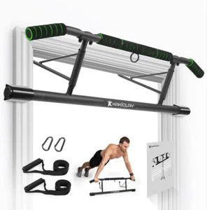 KAKICLAY Chin Up Bar Pull Up Bar Multi-Grip Hanging Bar Multifunctional Fitness - Picture 1 of 7