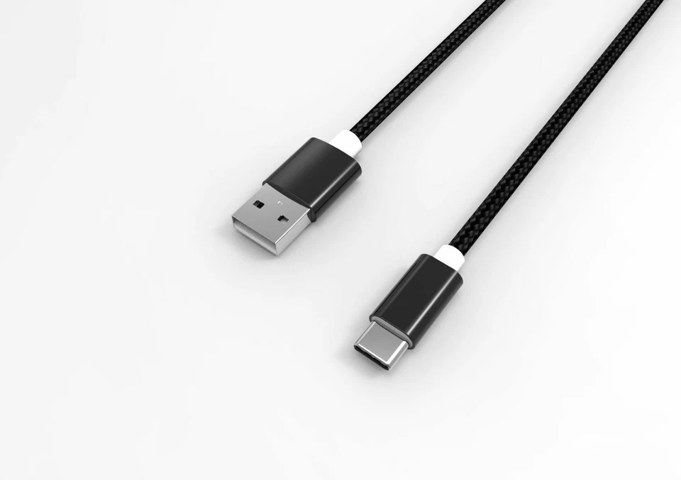 3-PACK  USB Cable Nylon Braided Fast Charger for Samsung Galaxy Note S9 S8  - Image 1 of 1