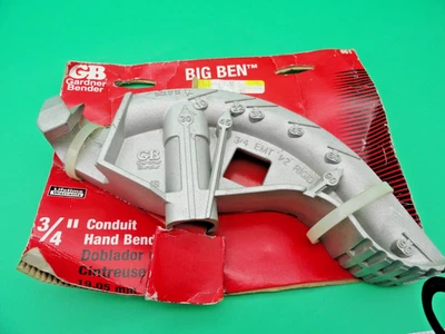 Gardner Bender 961 Big Ben Aluminum Gray Conduit Bender 4.74 Bend x 8.5 L in. - Image 1 of 4