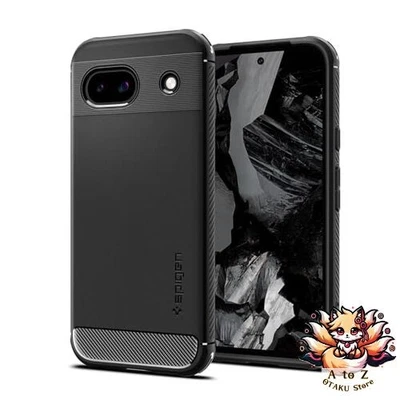NEW Spigen Google Pixel 8a Case Shockproof Wireless Charging with Strap Hole - Image 1 of 4