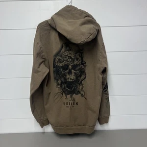Heavy Weight Sullen Art Collective 2XL Hoodie Skull Octopus Spear - Picture 1 of 9