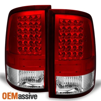 Fits 2009-2018 Dodge Ram 1500 10-18 Ram 2500 3500 Rad Clear LED Tail Lights Lamp - Image 1 of 4