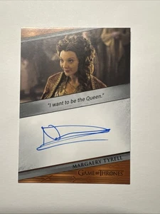 2024 Game of Thrones Legends Of The Realm Natalie Dormer Quotable Auto Autograph - Picture 1 of 6
