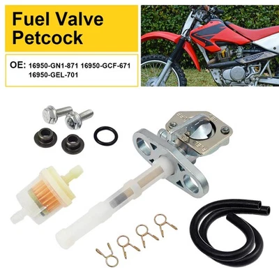 Fuel Petcock valve Gas For CRF70F Honda CRF80F CRF150F CRF100F CRF230F CRF50F B - Imagem 1 de 4