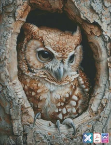 Baby Woodland   DIGITAL DOWNLOAD Counted Cross Stitch Pattern PDF Saga - Bild 1 von 6