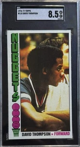 1976-77 TOPPS DAVID THOMPSON RC SGC 8.5 - Picture 1 of 2