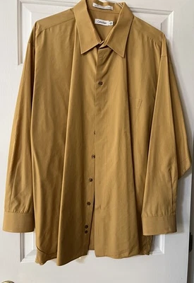 Men’s Calvin Klein Big 20  35/36 Gold Tall Long Sleeve - Image 1 of 4
