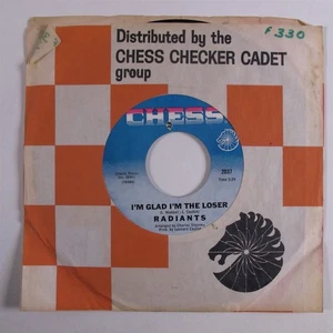 Northern Soul 45 RADIANTS I'm Glad I'm The Loser CHESS HEAR d - Picture 1 of 2