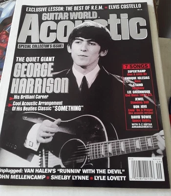 Lot Of 4 George Harrison Cover Magazines. "Acoustic", "People", "Us" New, EXC- - Image 1 of 4