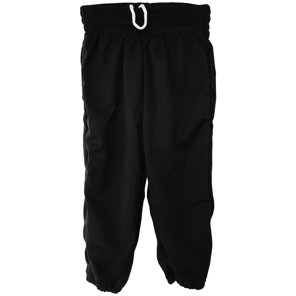 All-Star Youth Poly Pull-Up Baseball Pant - Black - Medium - Image 1 of 1