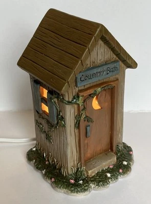 Lámpara de cerámica de baño de campo para casa de campo nueva en caja decoración rústica de campo Foto 1 de 4