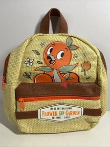 Disney Epcot Flower & Garden Festival 2020 Mini Zaino Arancione Uccellino Nuovo Leggi - Foto 1 di 12