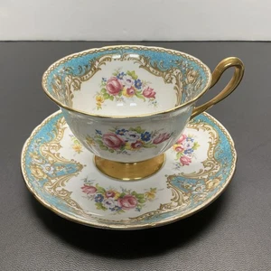 Shelley Cup And Saucer England Regal - Picture 1 of 8