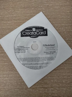 AMERICAN GREETINGS CREATACARD SELECT 7  Broderbund (CD Only) - Image 1 of 2