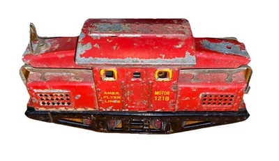 **PARTS** Antique Vintage American Flyer Lines 1218 Prewar O Gauge Locomotive - Image 1 of 4