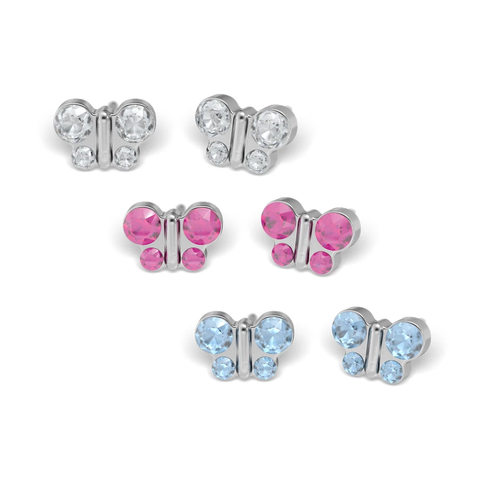 STUDEX Medical Butterfly Ear Studs Ø4.5mm Surgical Steel Sterile - Image 1 of 1