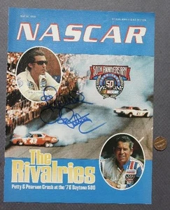NASCAR Champ Richard Petty AUTOGRAPHED SIGNED Daytona 50th Anniv. Magazine Ad - - Picture 1 of 1