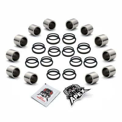 GSX1300 R Hayabusa 2006 Brake Caliper Pistons Seals Suzuki Front Stainless Set Foto 1 de 4