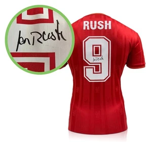 Ian Rush Back signiertes Liverpool 1985-86 Fußballtrikot: 9. Beschädigt A - Bild 1 von 5