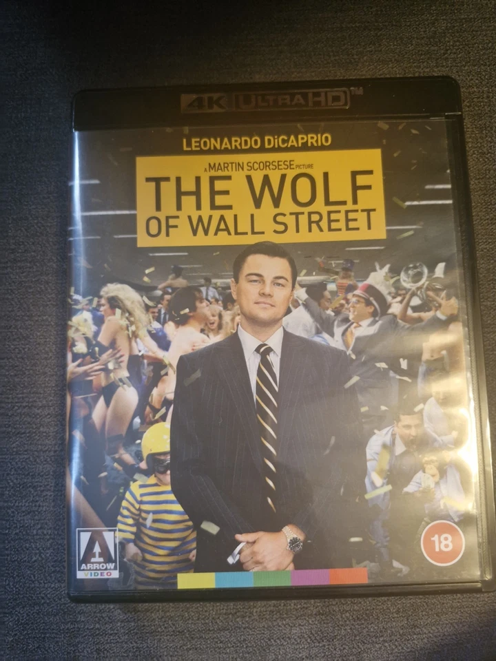The Wolf of Wall Street [18] (2 Discs) 4K UHD/Blu Ray Dir. Martin Scorsese NEW - Image 1 of 1