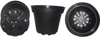 Plastic Pots for Plants Cuttings & Seedlings 4-Inch 30-Pack Color Black New