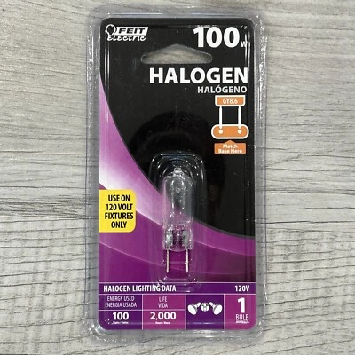 Feit Electric GY8.6 120 Volt 100-Watt Halo Bulb GY8.6 Base Replacement - Image 1 of 4