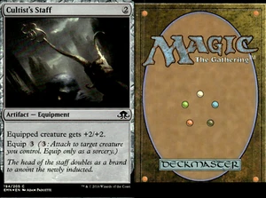 Magic the Gathering -MTG- Cultist's Staff Foil - Picture 1 of 1