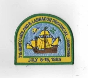 8-15 de julio de 1995 7º Jamboree Provincial Terranova y Labrador GRN Bdr - Imagen 1 de 1