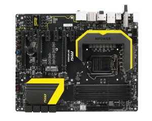 Carte mère MSI Z87 MPOWER, + Carte wifi / BT, ATX, LGA 1150, DDR4, HDMI, 15 - Photo 1/3