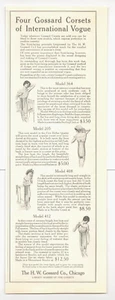 1913 CORSETS GIRDLES ladies undergarments antique PRINT AD with prices - Picture 1 of 1