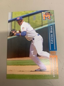 Edwin Diaz Card 2019 Midland RocK Hounds  Team Card