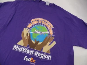 T11 NWOT FedEx Graphics  t-shirt "We Did It Together" XL - Picture 1 of 9